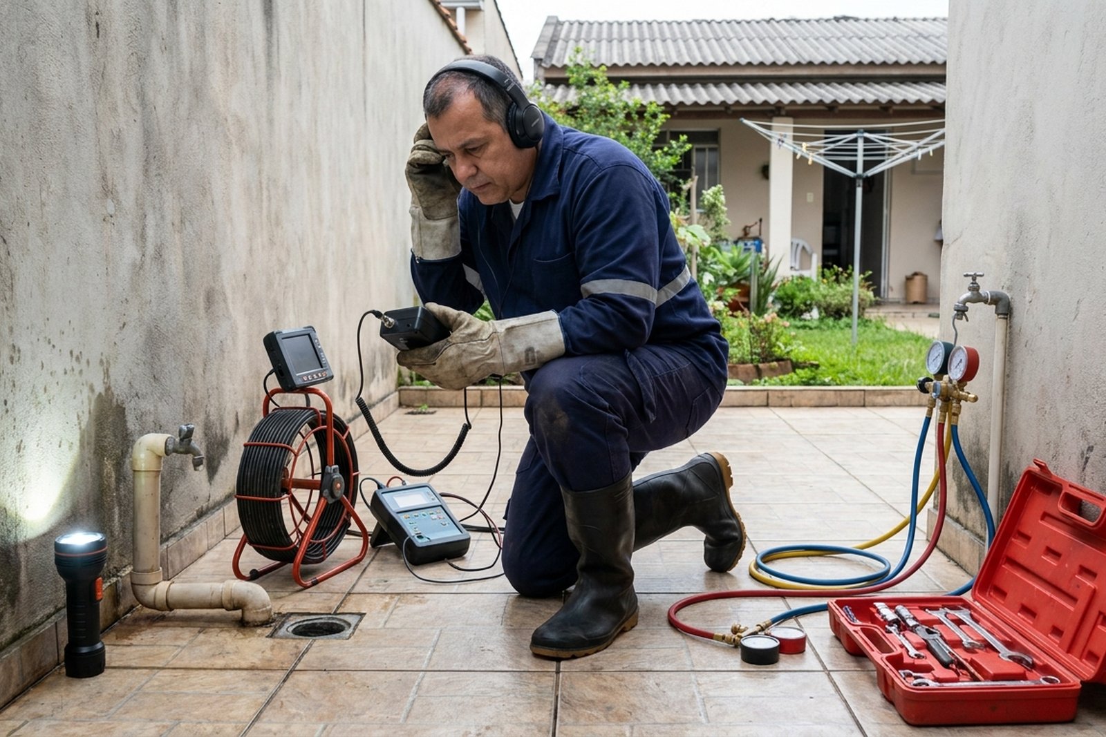 Detecção de Vazamento de Esgoto em Goiânia‑GO